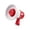 T6-Red, variant on Small Megaphone Mini Bullhorn Portable Handheld Loud Speaker with Clear Sound for Kids Cheerleading Parties Graduation Backpack Tags,Red