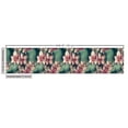 thumbnail image 3 of Ambesonne Spring Fabric by the Yard Upholstery, Sakura Seasonal Branches Art, 1 Yard, Teal Rose and Pink, 3 of 5