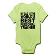 thumbnail image 1 of CafePress - My Dad Is The Worlds Best Personal Trainer Body Su - Baby Light Bodysuit, 1 of 1