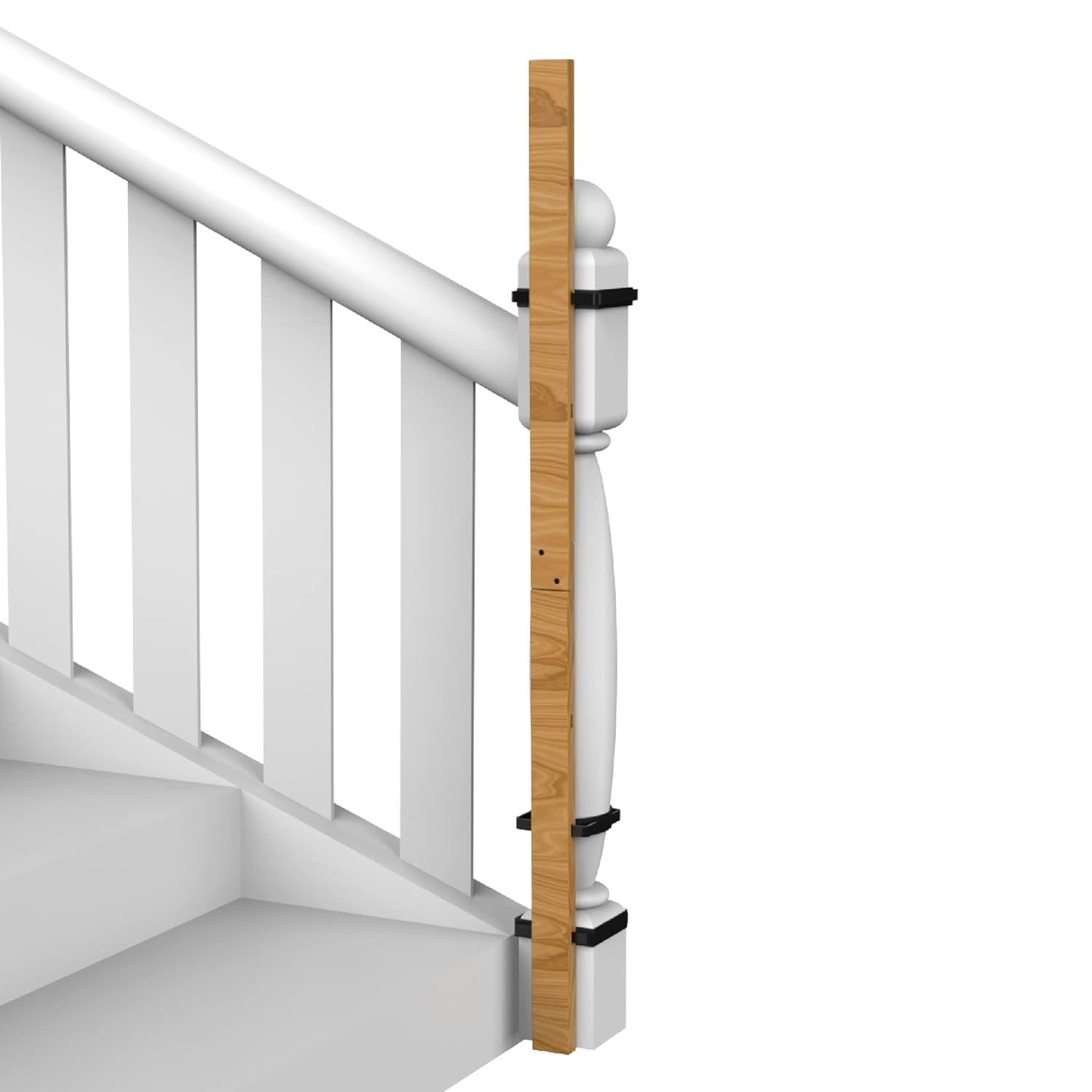 Stair Banister Protector, Safety Adapter Kit, Secure Post Fitting