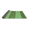 thumbnail image 2 of Ahgly Company Indoor Square Abstract Turquoise Blue Modern Area Rugs, 6' Square, 2 of 4