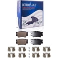 thumbnail image 5 of Detroit Axle - Rear Drilled Rotors Ceramic Brake Pads + Left Brake Caliper Replacement for Lexus ES350 ES300H Toyota Camry Avalon - 5pc Set Fits select: 2012 ,2014 TOYOTA CAMRY SE/XLE, 5 of 5