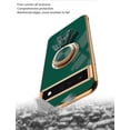 thumbnail image 4 of Compatible with Google Pixel 6a Case Silicone TPU Shockproof Google Pixel 6a Phone Case Plating Astronaut Cute Pattern TPU Cases with Ring (Google Pixel 6a, Dark Green), 4 of 14