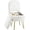 White, variant on Small Vanity Stool Chair with Storage and Folding Back, 13.4" x 15" x 30" Square Faux Fur Soft Ottoman, 4 Metal Legs with Anti-Slip Feet, Furry Padded Seat for Makeup, Bedroom, White