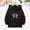 Black, variant on Vmberlty Kids Zip Up Hoodies Girl's Winter Small Print Fleece Lined Long Sleeve Hooded Zipper Sweatshirt Coats for 5-14 Years