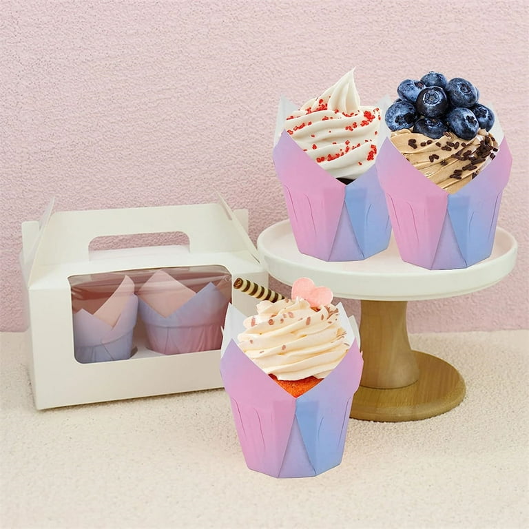 Muffin Liners No Cupcake Tray Cupcake Containers Party Hippo 50