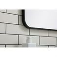 thumbnail image 5 of Soft corner metal rectangular mirror 20x30 inch in Black, 5 of 5
