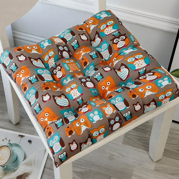 Cojín para muebles de oficina en casa, cojín para asiento de silla de comedor grueso para dormitorio de larga estancia, cojín de felpa para aula de estudiantes universitarios