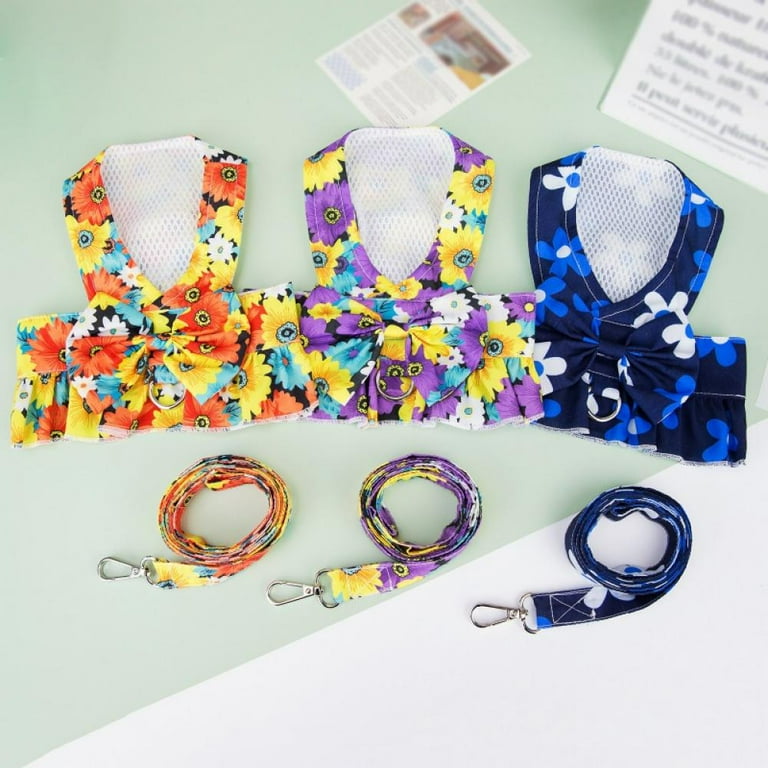 Cute girl dog harness and best sale leash