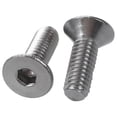 thumbnail image 2 of 100 Pcs Stainless Steel Countersunk Screws, Hexagon Socket Hex Key x 12mm, 2 of 5