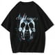 thumbnail image 2 of Camiseta gótica con estampado de perro para hombre, ropa de calle de Hip Hop, Punk, Vintage, lavada, de gran tamaño, Tops, ropa de verano5, 2 of 3