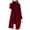 Wine, variant on Homenesgenics Trench Coat for Women Warm Coat Faux Coat Mid-Length Winter Coat – One-Piece Long-Sleeved Casual Coat/Jacket with No Hood Black S