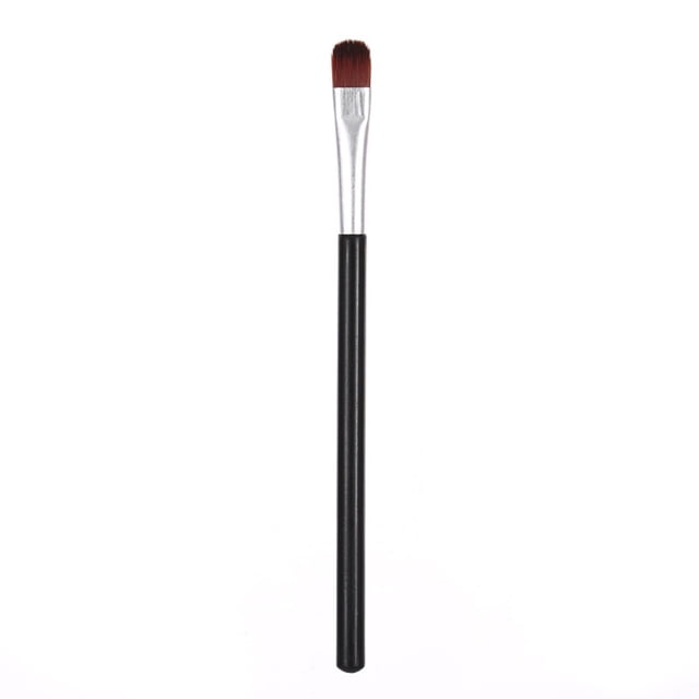 Brocha de maquillaje para delineador de ojos. Brocha de precisión ultrafina en ángulo con cerdas sintéticas planas para crear líneas y looks de ojos detallados.