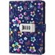 thumbnail image 1 of Floral Covers Diary with Lock, Multi Color Combination Lock Journal (Combination Lock Diary) A6 PU Leather Locking Binder Diary (Multicolour Peach Blo, 1 of 4