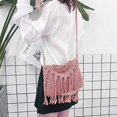 thumbnail image 2 of Women Small Cotton Crochet Cross-body Bag Bohemian Shoulder Bag Purse, 2 of 8