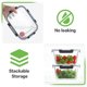 thumbnail image 4 of Set de 2 Contenedores de Vidrio para Alimentos HOMBERKING de 1800 ml, 4 of 7