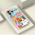 thumbnail image 4 of Elegante y protectora: cubierta de teléfono plateada esmerilada de doble capa con diseño gráfico vibrante para iPhone 15 Pro Max 14 13 12 Pro 11, 4 of 4