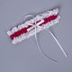 thumbnail image 4 of Ligas blancas para novia (2 piezas), liga de boda con encaje elástico, conjunto de liga de boda, accesorios de novia, 4 of 4
