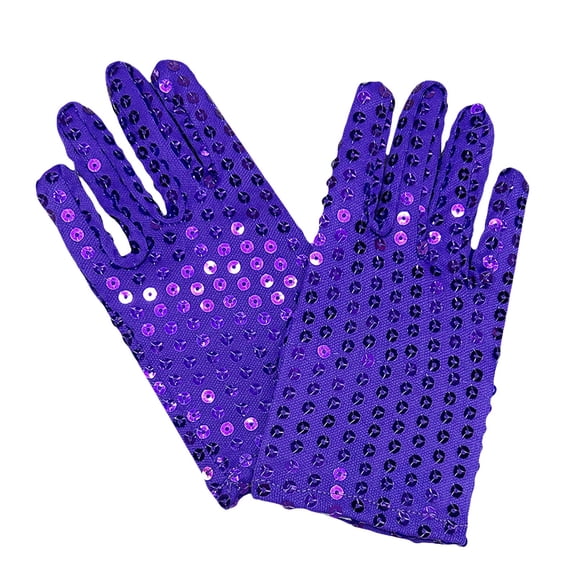 Gloves for Women Sparkle Dot Full Finger Formal Design with Smooth Finish for Formal Occasions Stage Looks and Special Events Womens Gloves