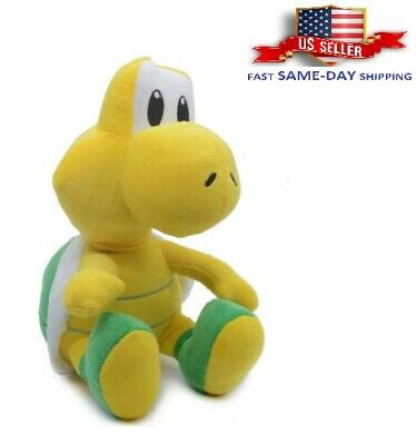 Koopa Troopa Super Mario Bros Plush Character Soft Toy Stuffed Animal Doll 6" 