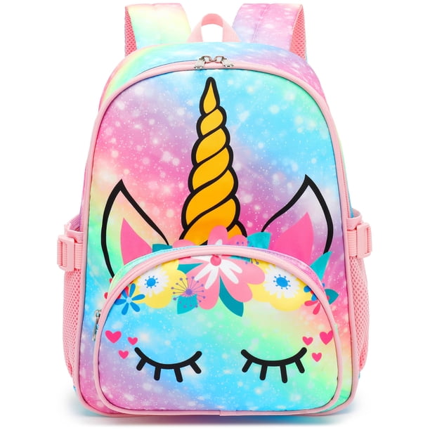 Mochila Infantil BTOOP Unicornio 38x29x14 cm con Clip en el Pecho