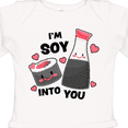 thumbnail image 4 of Inktastic I'm Soy into You with Cute Soy Sauce and Sushi Boys or Girls Long Sleeve Baby Bodysuit, 4 of 5