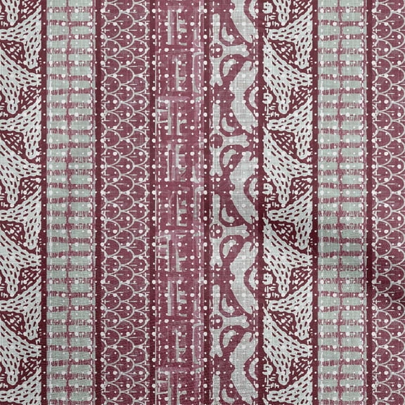 oneOone Rayon Pink Fabric Aaian Batik Quilting Supplies Print Sewing Fabric By The Yard 56 Inch Wide