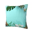 thumbnail image 2 of Wukai Tropical Pineapple Premium Polyester Fleece Pillow Covers with Hidden Zipper Closure,Luxuriously Soft and Durable-22"x22", 2 of 7
