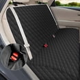 thumbnail image 5 of Meolsaek Dog Car Hammock, Heavy‑Duty Waterproof Pet Seat Cover, Scratch‑Proof, Non‑Slip, Side Flaps with Zipper, Storage Bag, Black‑Zipper, 5 of 8