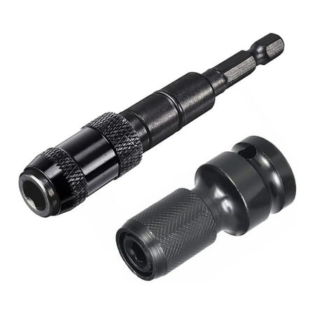 

Flexible Magnetic Screwdriver Bits and Quick Release 1/2 to 1/4 Adapter