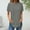 Gray, variant on Summer Shirts For Women 2025 Sevevn Womens T-Shirt Summer Tops Short Sleeve Fashion Basic Casual Oversized Beach Vacation Clothes 2025 Trendy Womens Tops