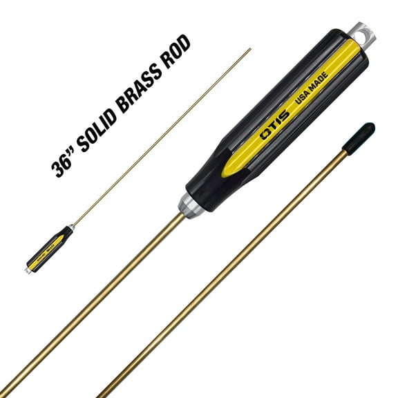 OTIS .22 Cal Brass Cleaning Rod, 36-Inch Length, Durable Brass Construction, Compatible with Cleaning Attachments (FG-SROD-22B)