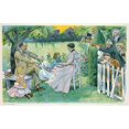 thumbnail image 3 of Charles Jay Taylor 14x11 Black Modern Framed Museum Art Print Titled - He Keeps Them Worried (1897), 3 of 5