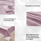 thumbnail image 4 of Ice Silk Bed Sheet Pillow Case 3 Piece Set And Luxurious Soft Ice Silk Bed Sheet Suitable For All Seasons Cool Ice Silk Fabric Washable, 4 of 8