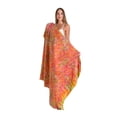 thumbnail image 3 of eloria Floral Printed Womens Sarong Pareo Cover Up Scarf Beach Wear Wrap, 3 of 3