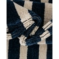 thumbnail image 4 of Unique Loom Athens Collection Area Rug - Greek Key (8' Square Navy Blue/Beige), 4 of 7