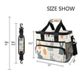 thumbnail image 3 of FORMRS Insulated Cooler Bag 24 Cans Capacity Soft Leakproof Lunch Box with Side Pockets, Whimsical Rabbits, 3 of 7