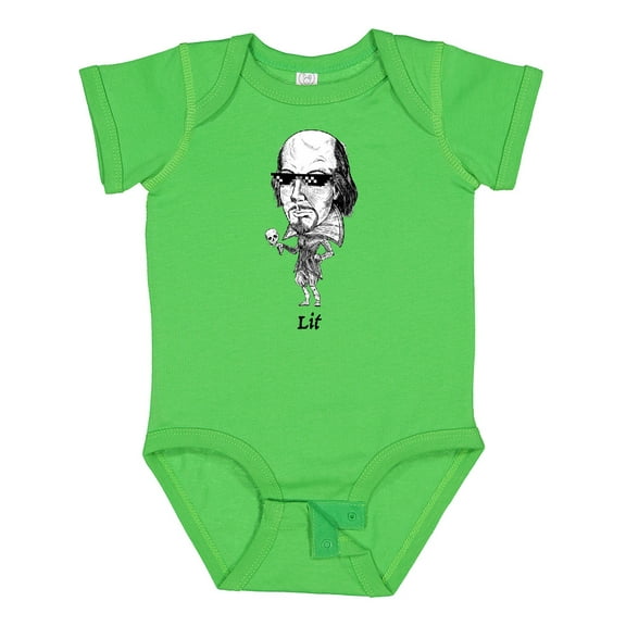 Inktastic Lit Shakespeare Bobble Boys or Girls Baby Bodysuit