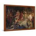 thumbnail image 1 of The Coronation of Charlemagne, Religion Framed Art Print Wall Art by Friedrich August Von Kaulbach, 1 of 6