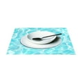 thumbnail image 3 of Waves 12×18 inch Placemats Heat Resistant Washable Foldable Rectangular Placemats Set Decoration Indoor Outdoor for Kitchen Dining Table 4PCs, 3 of 8