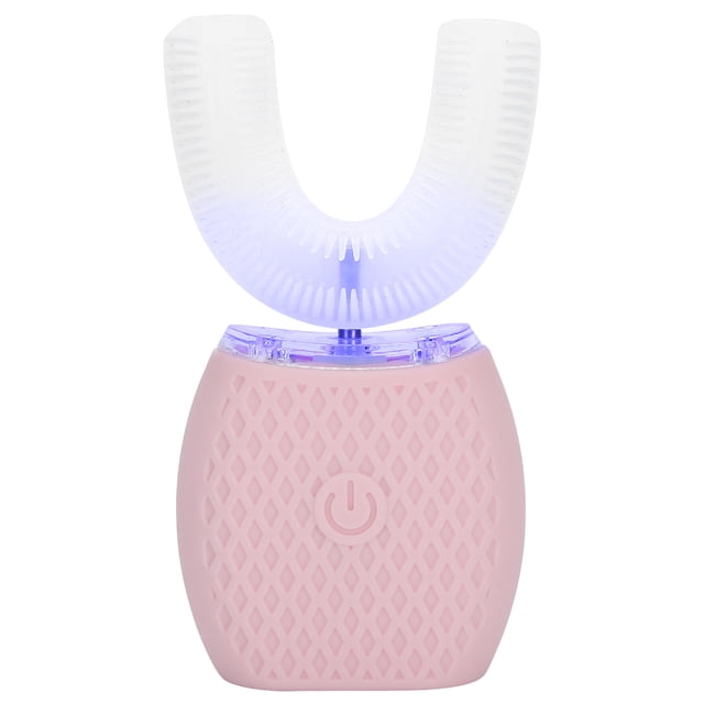 Cepillo de dientes eléctrico, cabezal de cepillo de dientes en forma de U, cepillo de dientes sónico de carga inalámbrica, dispositivo blanqueador de dientes con luz fría, cepillo de dientes automátic EOTVIA No