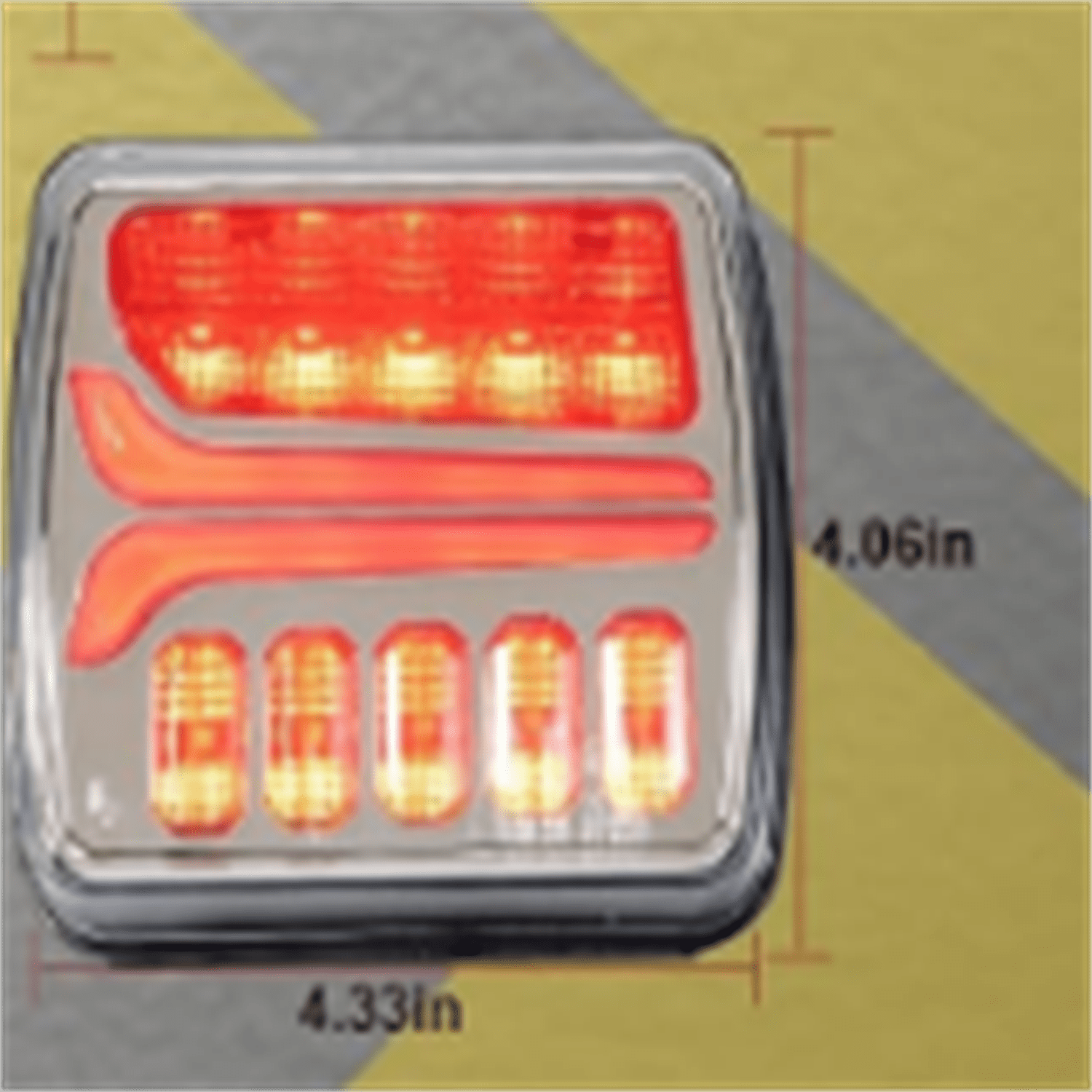 Wireless Trailer Lights, Magnetic LED Trailer Light Rechargeable, Portable Tow Lights Kit for Trucks, Wrenker, Boat, RV, Caravan, DOT Compliant