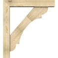 thumbnail image 3 of Ekena Millwork 6"W x 32"D x 36"H Olympic Block Rough Sawn Bracket w/ Offset Brace, Douglas Fir, 3 of 25