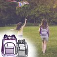 thumbnail image 2 of ESULOMP Transparent Backpack with Large Capacity Student Backpack, 2 of 6