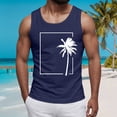 thumbnail image 2 of Gibobby Mens Workout Tank Tops Sleeveless Muscle Gym T Shirts Baseball Cut Off Raglan Sleeve Color Block Tees(L,Dark Blue), 2 of 5