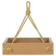 thumbnail image 3 of Birds Choice Modern Farmhouse Small Hanging Platform Bird Feeder, Natural Teak, 3 of 5