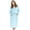 Blue, variant on Lightweight Ladies Bathrobe, Long Summer Robe with Pockets,Soft Summer Robes for Women, Kimono Gift for Her, Lilac