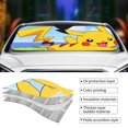 thumbnail image 5 of Windshield Sun Shade Foldable Car Front Window Sunshade For Car Suv Trucks Vans - Best Heat Shield Blocker Visor Cover Blocks Uv Rays And Keeps Your Vehicle Cool-Small, 5 of 5