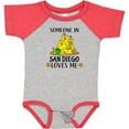 thumbnail image 3 of Inktastic Someone in San Diego Loves Me Boys or Girls Baby Bodysuit, 3 of 5