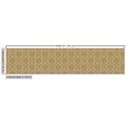 thumbnail image 2 of Ambesonne Damask Fabric by the Yard Upholstery, Eastern Soft Flowers, 5 Yards, Khaki, 2 of 4